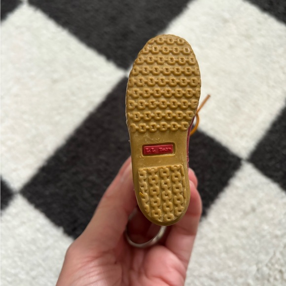 L.L. Bean Mini Red Bean Boot Keychain Bag Charm - Picture 5 of 10